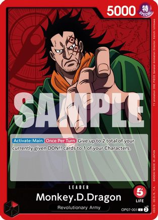 Monkey.D.Dragon (001) (OP07-001) - [500 Years in the Future]