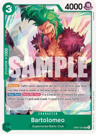 Bartolomeo (OP07-031) - [500 Years in the Future]