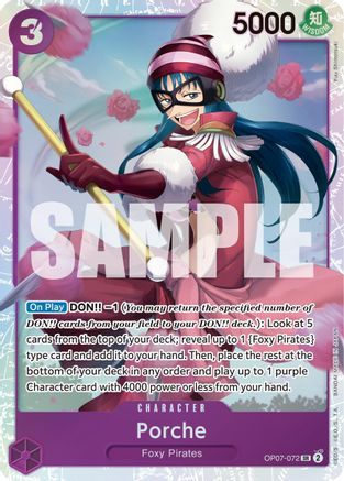 Porche (OP07-072) - [500 Years in the Future] Foil