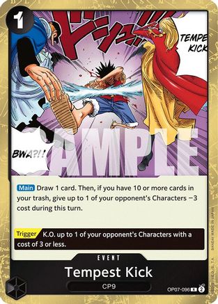Tempest Kick (OP07-096) - [500 Years in the Future] Foil