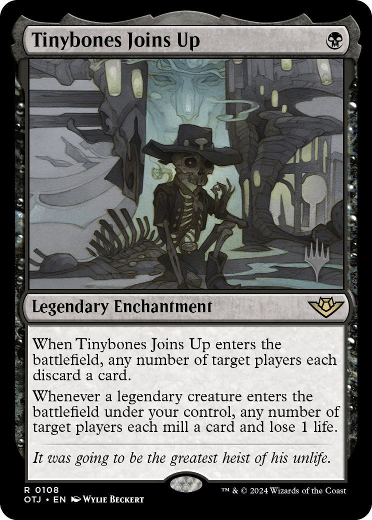 Tinybones Joins Up (Promo Pack) [Outlaws of Thunder Junction Promos] Foil