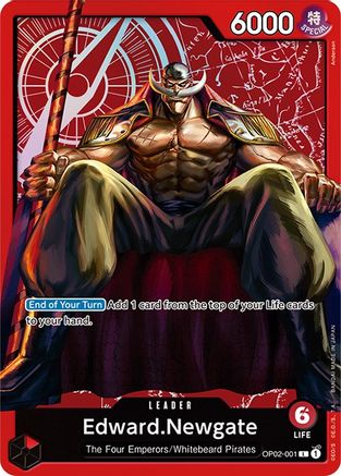 Edward.Newgate (Special Goods Set -Former Four Emperors-) (OP02-001) - [One Piece Promotion Cards] Foil