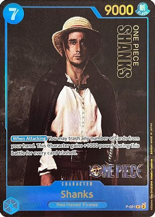 Shanks (Premium Card Collection -Live Action Edition-) (P-051) - [One Piece Promotion Cards] Foil