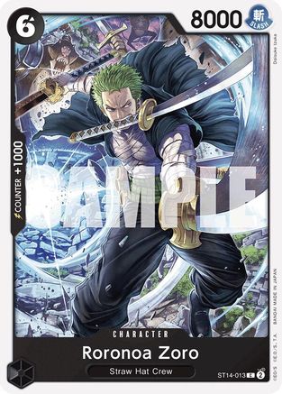 Roronoa Zoro (ST14-013) - [Starter Deck 14: 3D2Y]