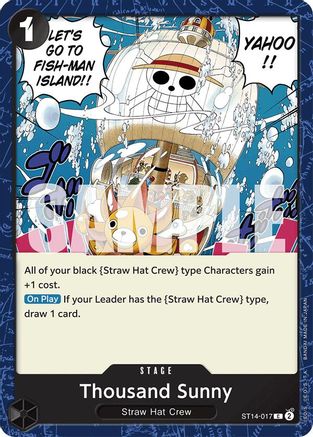 Thousand Sunny (ST14-017) - [Starter Deck 14: 3D2Y]