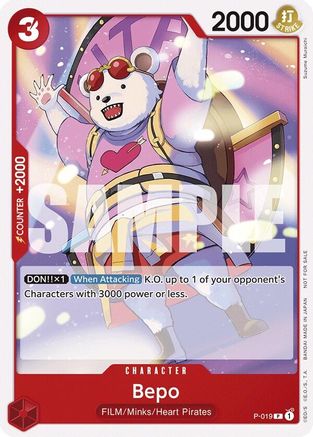 Bepo (Tournament Pack Vol. 7) (P-019) - [One Piece Promotion Cards]