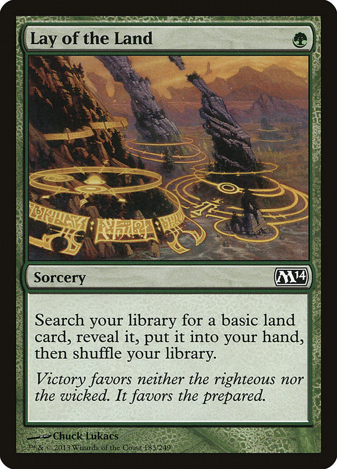 Lay of the Land [Magic 2014] Foil