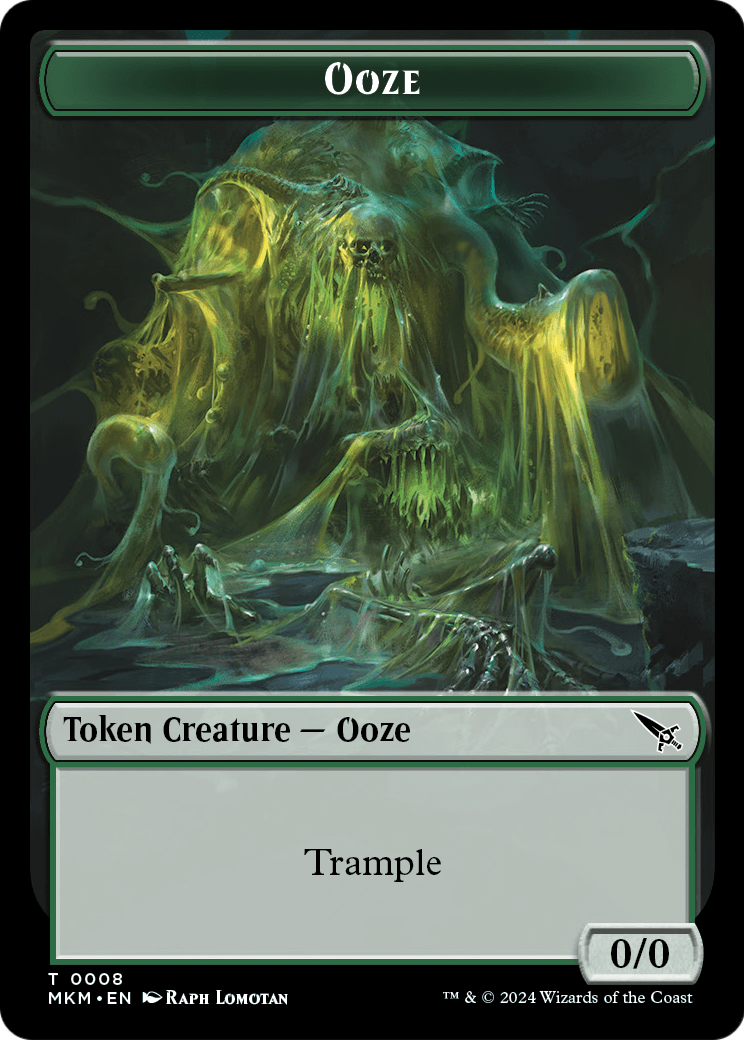 Ooze  [Murders at Karlov Manor Tokens]