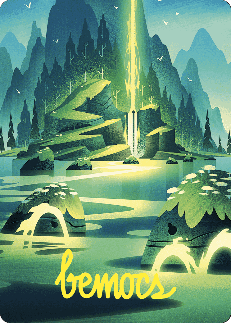 Leyline of Abundance // Leyline of Abundance  [Wilds of Eldraine Art Series] (Borderless) Foil
