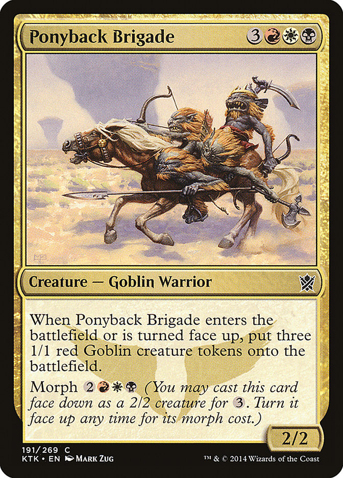Ponyback Brigade [Khans of Tarkir] Foil