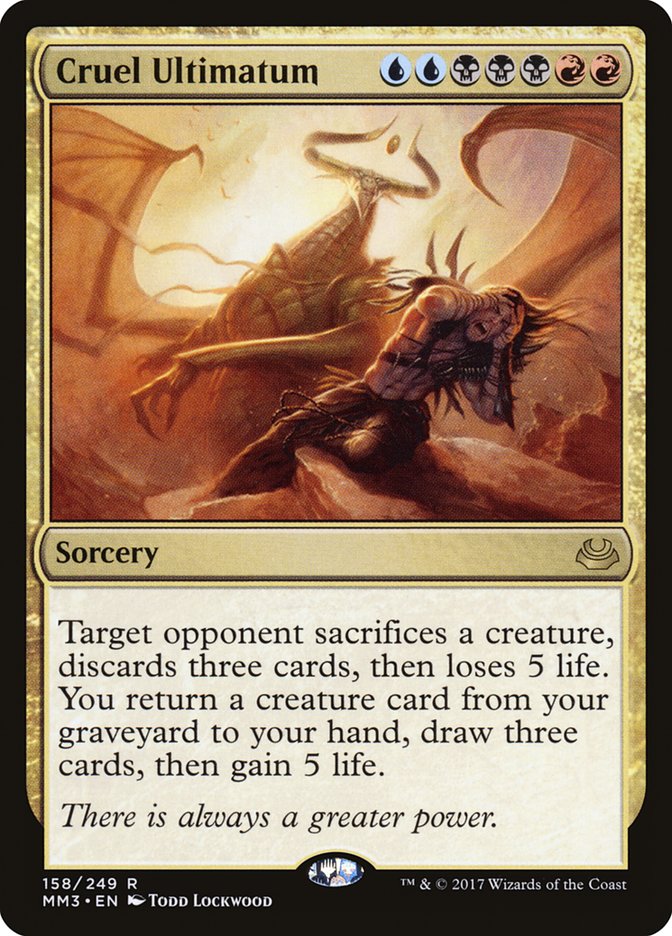 Cruel Ultimatum [Modern Masters 2017] Foil