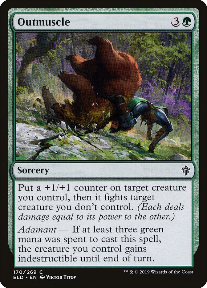 Outmuscle [Throne of Eldraine] Foil