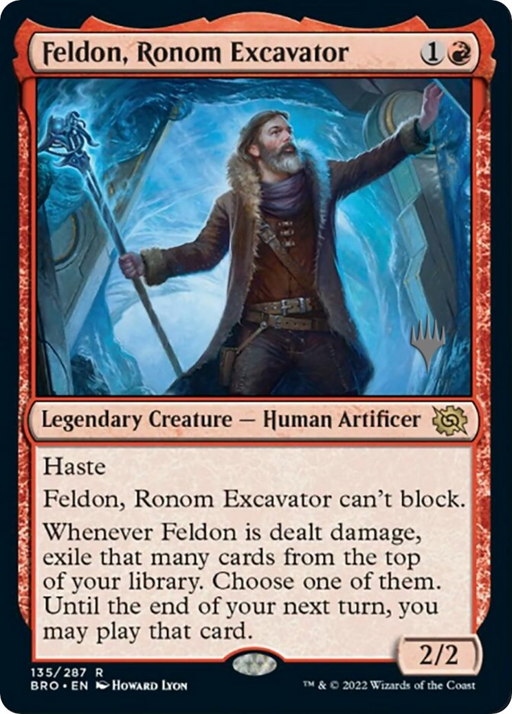 Feldon, Ronom Excavator (Promo Pack) [The Brothers' War Promos] Foil