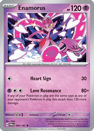 Enamorus (093/167) [Scarlet & Violet: Twilight Masquerade] Reverse Holofoil