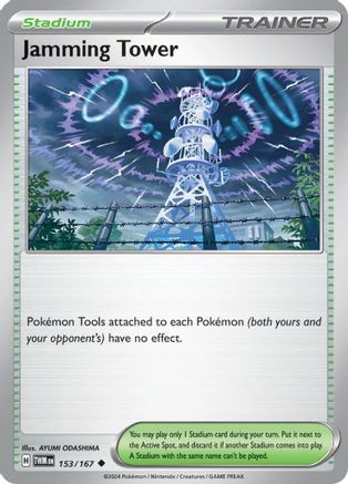 Jamming Tower (153/167) [Scarlet & Violet: Twilight Masquerade] Reverse Holofoil