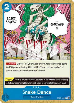 Snake Dance (OP07-055) - [500 Years in the Future Pre-Release Cards]