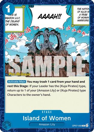 Island of Women (OP07-058) - [500 Years in the Future Pre-Release Cards]