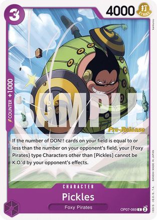Pickles (OP07-069) - [500 Years in the Future Pre-Release Cards]