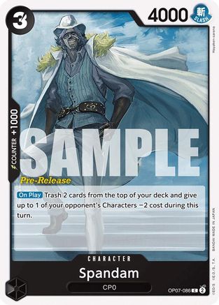Spandam (OP07-086) - [500 Years in the Future Pre-Release Cards]