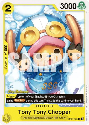Tony Tony.Chopper (103) (OP07-103) - [500 Years in the Future Pre-Release Cards]
