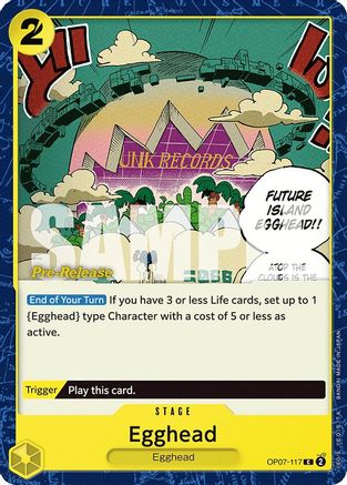 Egghead (OP07-117) - [500 Years in the Future Pre-Release Cards]