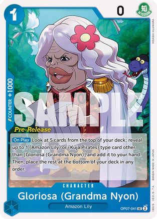 Gloriosa (Grandma Nyon) (OP07-041) - [500 Years in the Future Pre-Release Cards]