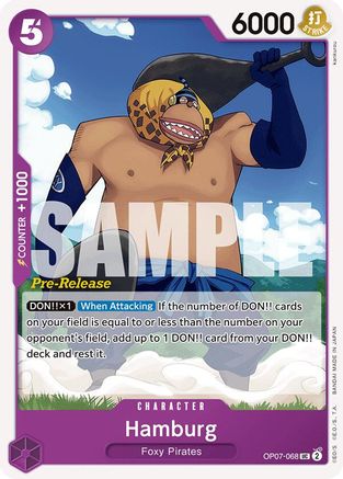 Hamburg (OP07-068) - [500 Years in the Future Pre-Release Cards]