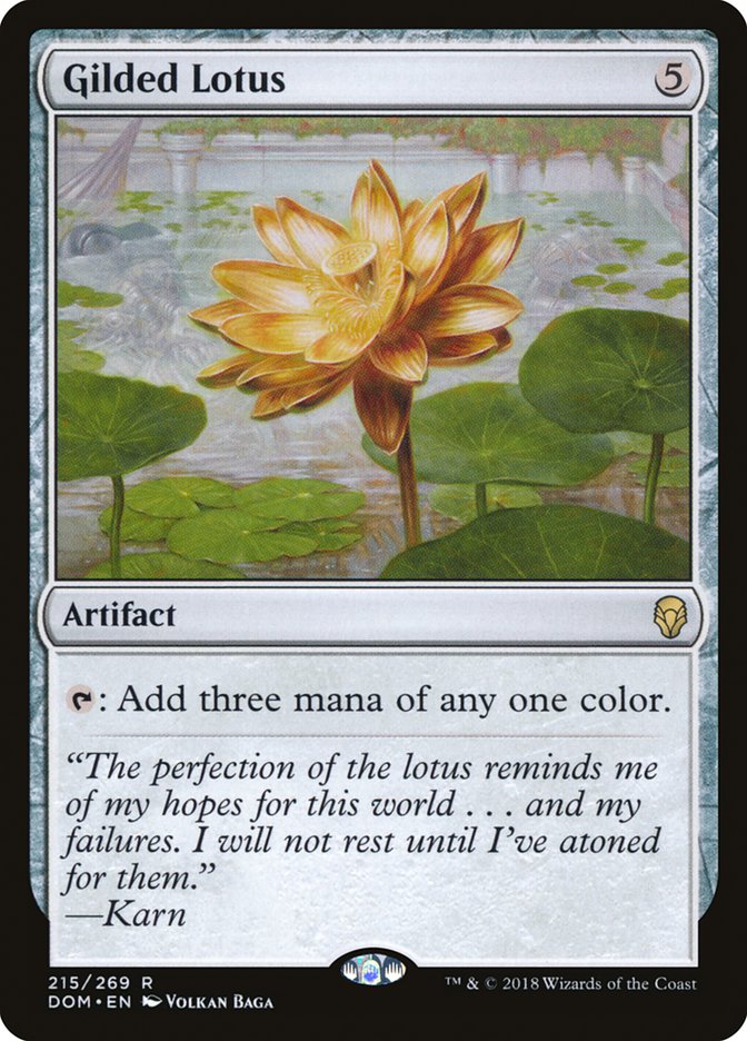 Gilded Lotus [Dominaria] Foil