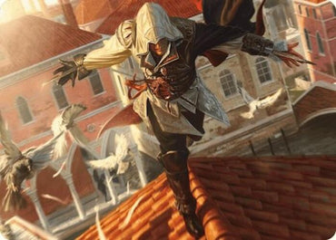 Ezio, Blade of Vengeance Art Card [Assassin's Creed Art Series]