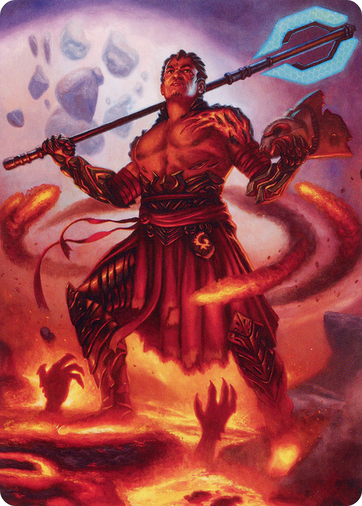 Koth, Fire of Resistance // Koth, Fire of Resistance  [Phyrexia: All Will Be One Art Series] (Borderless)