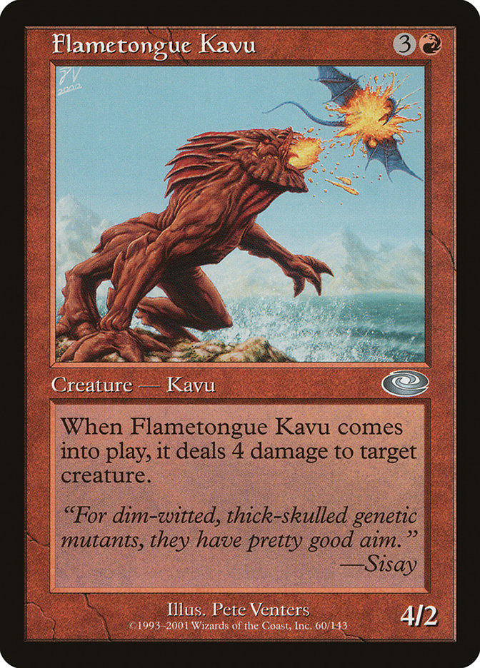 Flametongue Kavu [Planeshift] Foil