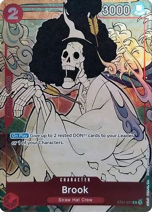 Brook (English Version 1st Anniversary Set) (ST01-011) - [One Piece Promotion Cards] Foil
