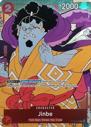 Jinbe (English Version 1st Anniversary Set) (ST10-005) - [One Piece Promotion Cards] Foil