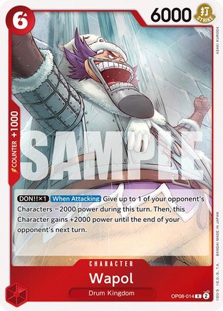 Wapol (OP08-014) - [Two Legends] Foil