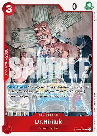 Dr.Hiriluk (OP08-016) - [Two Legends] Foil