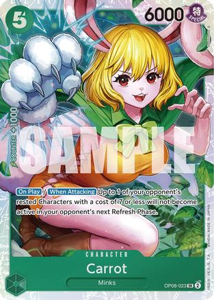Carrot (023) (OP08-023) - [Two Legends] Foil