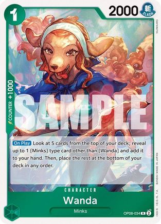 Wanda (OP08-034) - [Two Legends] Foil