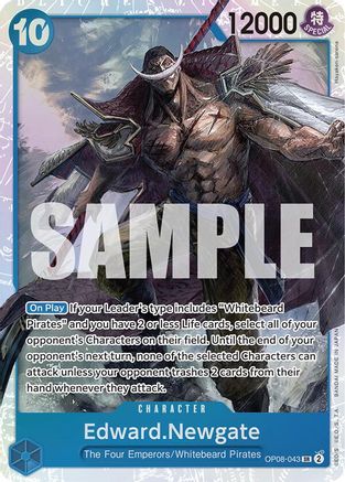 Edward.Newgate (OP08-043) - [Two Legends] Foil