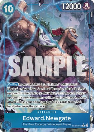Edward.Newgate (Parallel) (OP08-043) - [Two Legends] Foil