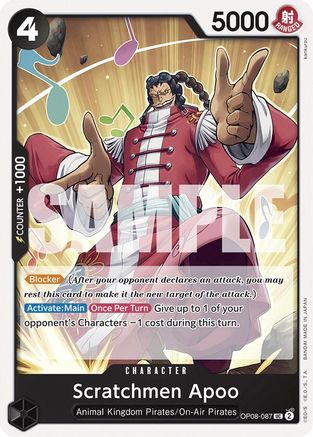 Scratchmen Apoo (OP08-087) - [Two Legends]