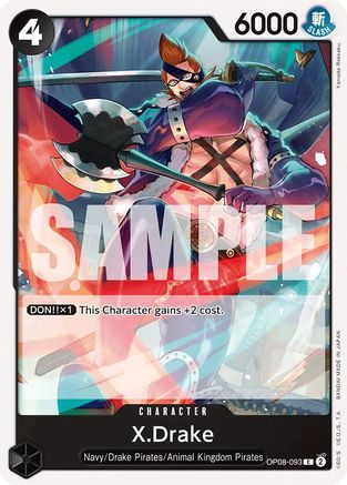 X.Drake (OP08-093) - [Two Legends]