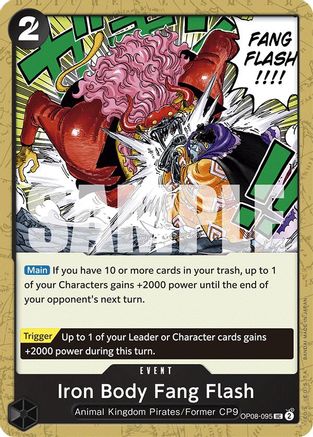 Iron Body Fang Flash (OP08-095) - [Two Legends]