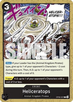 Heliceratops (OP08-097) - [Two Legends]
