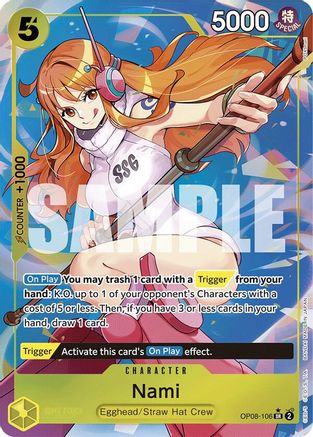 Nami (Parallel) (OP08-106) - [Two Legends] Foil
