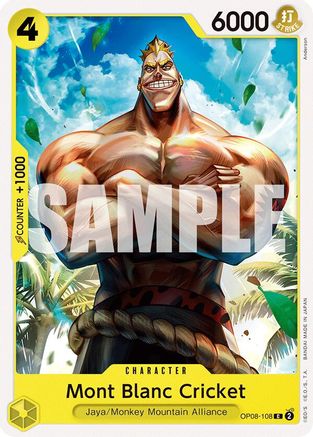 Mont Blanc Cricket (OP08-108) - [Two Legends]
