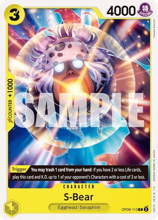 S-Bear (OP08-113) - [Two Legends]