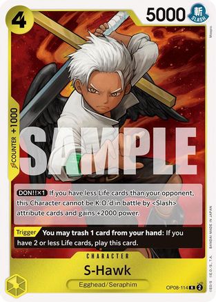 S-Hawk (OP08-114) - [Two Legends] Foil