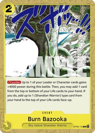 Burn Bazooka (OP08-116) - [Two Legends]