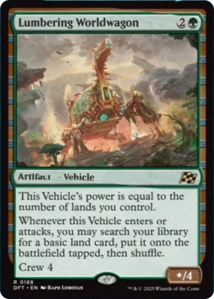 Lumbering Worldwagon [Aetherdrift] Foil
