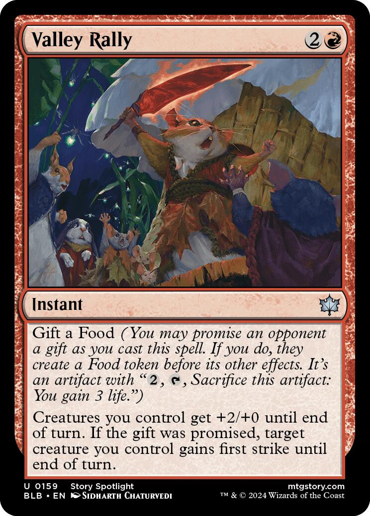 Valley Rally [Bloomburrow] Foil